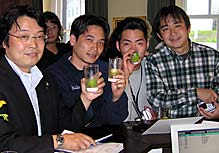 photo of Japanese clients at DD dinner